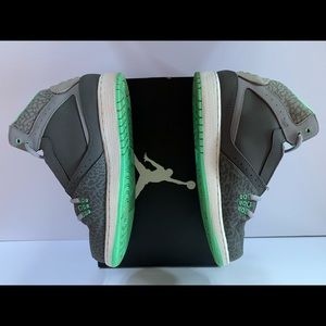 Kids Jordan 1 Flight Dark Grey 6.5Y